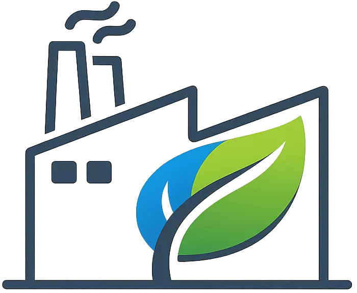 Premium Eco Manufacturing Icon