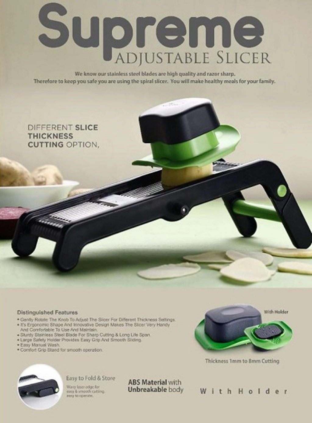 SUPREME ADJUSTABLE SLICER