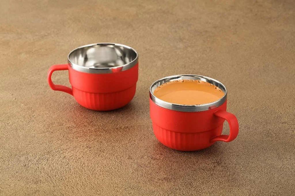 TEA CUP STEEL 6 PCS SET