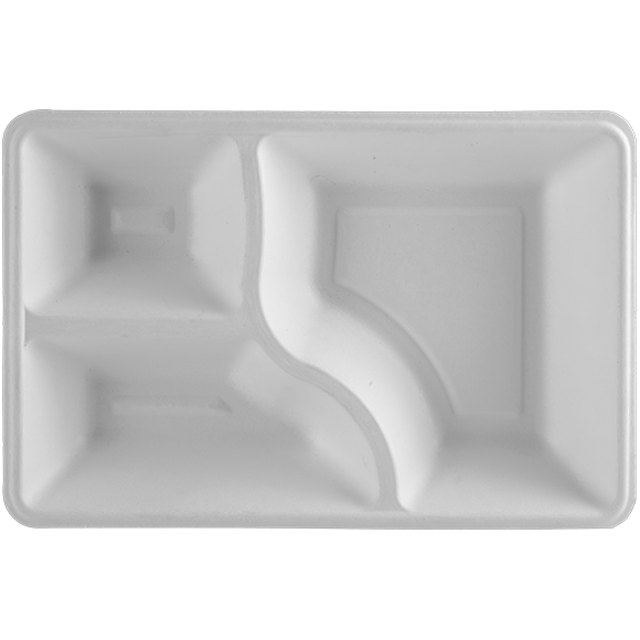 Rectangle Deep Meal Tray